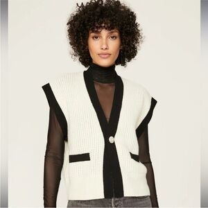 Sandro Sydney sleeveless cardigan size S